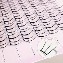 60 Stücke natürliche, weiche und flauschige Wimpernverlängerungen - leicht für den täglichen und festlichen Gebrauch, einfach anzubringen, geeignet für alle Augenformen - ideal für Anfänger und Profis, Wimpern-Accessoires, Katzenkrallen-Design, bequemer Sitz