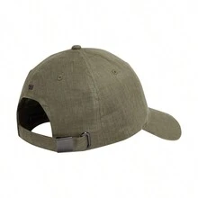 Tommy Hilfiger Linen Unisex Baseball Cap Brown