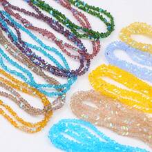 3mm/120.9pcs Colorful Faceted Artificial Crystal Triangle Beads, Suitable For DIY Jewelry Making, Bracelets, Necklaces, Phone Straps And Fashion Decorations - DIY - View 4
