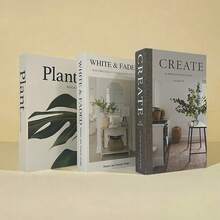 2 peças/3 peças Livros Decorativos Falsos Dobráveis, Ornamentos de Livros Decorativos Minimalistas para Casa, Showroom