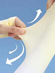 CAMEL CROWN Lightweight UV Protection Arm Sleeves, Suitable For Driving And Cycling, For Men And Women - Lemon Yellow - View 2