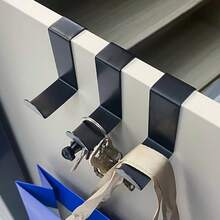 Z-Shaped Cabinet Door Dual-Purpose Hook, No Punching, Kitchen, Bathroom, Bedroom Door, No Marking, Hanging Clothes Rack Behind The Door