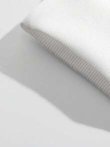 1pc Boys & Teens Loose Casual Versatile Solid Color Letter Print Decorative Fleece Jogger Pants, Spring/Autumn