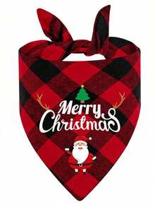 1 Piece Pet Triangle Scarf, Bib, Bib, Christmas Scarf, Dog Decoration Accessories, New Year Decoration, Pet Party