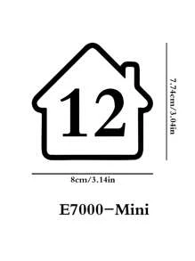 Custom Wheelie Bin Stickers, Personalized Address Labels, Personalize Your Trash Can With House Number & Street Name Decals, Customized Stickers For House Number Address Label Sticker, Customized Label Used For Garbage Bins,Personal Items