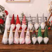 3pcs/Set Christmas Faceless Old Man, Christmas Gnome Hanging Decoration, Winter Home Decoration, Christmas Tree Decor Pendants, Christmas Party Favors Decoration, Perfect For Holiday Decor, Home, Office, And Window Display, Festivals Decor, Room Decor, Home Decor, Offices Decor, Theme Party Decor, Christmas Decor Christmas Decorations