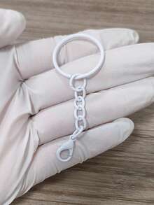 سلسلة مفاتيح من سبيكة الزنك متعددة الألوان مع مشبك سلحفاة - تميمة حرفية قوية، ديكورات للحقائب والحقائب الظهرية، خيارات ألوان زاهية، اكسسوارات حرفية، تصميم مشبك سلحفاة، نهاية مصقولة