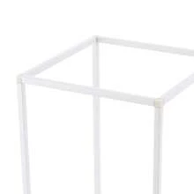 Metal Flower Stand Wedding Flower Stand Rectangular Flower Display Stand - White - View 11
