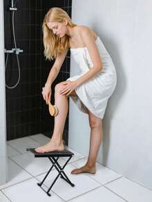 Reposapiés portátil y plegable ajustable en altura para guitarra acústica, accesorio para guitarra eléctrica, bajo eléctrico y principiantes músicos