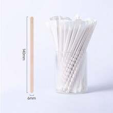 一次性木制咖啡搅拌棒，木制咖啡搅拌器，餐厅酒吧搅拌棒，木制咖啡搅拌棒，高品质一次性饮料搅拌棒，适用于咖啡，茶和鸡尾酒，天然卡其色，家庭或咖啡馆环境的理想选择，咖啡馆配件，自然外观，材料