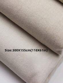 1 件 61 英寸宽天然亚麻面料，纯色，适用于桌面工艺品和配件 - 彩色 - 查看 10