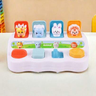 Cause-And-Effect Toy – Developmental Toy With Buttons & Colors – Color Sorting Animal Toys – For Kids,Toddlers,Babies – 18 Months + – Pop-Up Pals,Baby Toys,Toddler Toys,Baby Boy Toys,Baby Toys,Toddler Toys,Toys,Baby Toys 6 Months,Animal Toys,Cot Toys,Baby Toys,Baby Boy Toys,Baby Toy,Toys For Toddler,Toys,Toys 2 Years