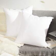 Almohadas acolchadas, 1 o 2 piezas de relleno de fibra hueca, relleno suave y esponjoso, decoración para el hogar y exteriores para sofá, cama, coche, viajes. Varios tamaños: 30 x 50, 40 x 40, 45 x 45, 40 x 60, 50 x 50, 60 x 60, 50 x 70.