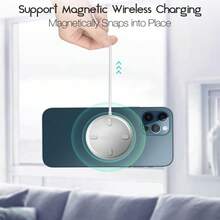 1Pack 15W Magnetic Wireless Charger Type C Compatible With IPhone 17 Pro Max/17 Pro/17/16/15,Gmwei Phones, Fast Wireless Charging, Portable - White - View 4