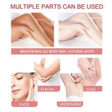 Lightening Cream For Underarms And Inner Thighs For Body, Private Parts, Underarm Rejuvenating, Illuminating Butt Thigh Inner Skin - 白色-紅色 - 查看 2