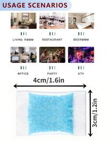 50/10 件烟灰缸沙、水晶沙除臭凝胶、一次性灭火器、烟灰缸沙、吸烟配件、家居饰品、家庭和办公室清洁产品、除灰解决方案、紧凑设计、易于使用、烟灰缸灭火沙、即时除臭剂和空气净化器 - 彩色 - 查看 4