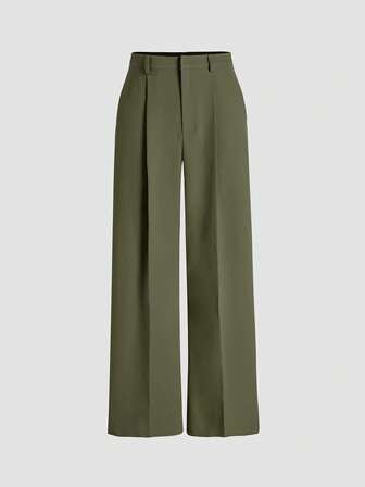 Minimalist Design Draping Suit Pants, European And American Style, Straight Leg Casual Trousers, Suitable For All Seasons