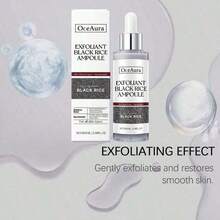 OceAura Black Rice Brightening Exfoliating Serum Facial Cleansing Ampoule Softening Skin Facial Essence - Default - View 2