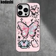Fundas y carcasas protectoras con diseño calado y orificios grandes, compatibles con phone 16 Pro Max, 16, 15 Pro, 14, 14 Plus/14 Pro Max, 13, 13 Pro, 12 Pro y 11/11 Pro. Regalos para cumpleaños y festividades - Blanco - Ver 3