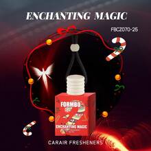 1 pieza Spray de aromaterapia de 8ml, ambientador aromático que elimina olores y tiene una fragancia duradera. Adecuado para refrescar el baño, decorar el interior del coche y aromaterapia. Es un excelente regalo de invierno para mujeres y un gran regalo para amigos cercanos. Se puede usar para refrescar el aire, máquinas de aromaterapia, ambientadores para el hogar, hogares con fragancia, ambientadores de baño. Decoración del hogar, decoraciones navideñas, decoración de habitaciones navideñas, regalos de Navidad