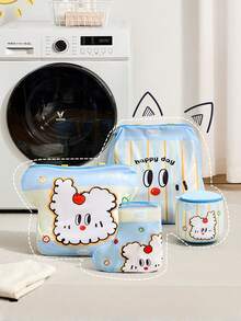 1件加厚内衣洗衣袋细网套装文胸护理袋家用衣物网眼防变形特大网袋洗衣机衣物护理袋 - 彩色 - 查看 9