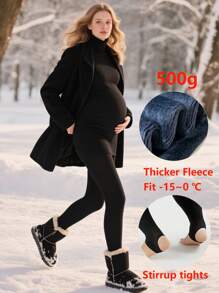 1条装，500克/320克/220克加厚保暖孕妇连裤袜，高弹力加大码保暖孕妇裤袜，柔软舒适基础款孕妇袜，可调节腰带，适合孕期各个阶段，三种厚度可选，应对不同温度，非常适合圣诞节和万圣节孕妇装扮。