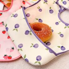 3 Packs Waterproof Baby Bibs For Eating - Lightweight Toddler Feeding Bibs With Large Food Catcher, Mess Proof, Baby Eating Essentials, Easy To Put On & Clean - Multicolor - View 8