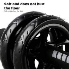 1pc Home Gym Fitness Equipment Ab Roller Wheel - Abdominal Core Strength Training With Non-Slip Handles & Dual Wheel Design, Full Body Workout Equipment For Men & Women, Perfect For Home Exercise, Yoga, Pilates, Cross Training (Ab Roller, Core Workout Gear, Home Fitness Equipment, Exercise Wheel, Strength Training Tools)