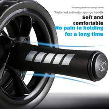 1pc Home Gym Fitness Equipment Ab Roller Wheel - Abdominal Core Strength Training With Non-Slip Handles & Dual Wheel Design, Full Body Workout Equipment For Men & Women, Perfect For Home Exercise, Yoga, Pilates, Cross Training (Ab Roller, Core Workout Gear, Home Fitness Equipment, Exercise Wheel, Strength Training Tools)