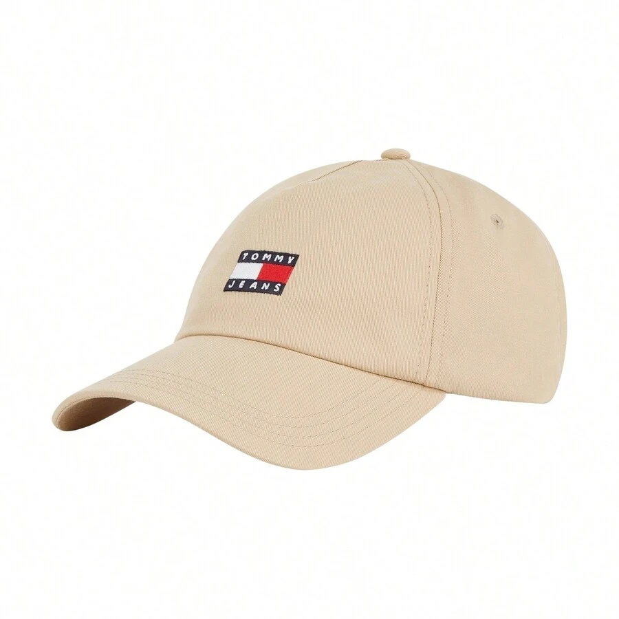 Tommy Hilfiger Heritage Logo Unisex Baseball Cap Gentle Gold - Bege - Ver 1