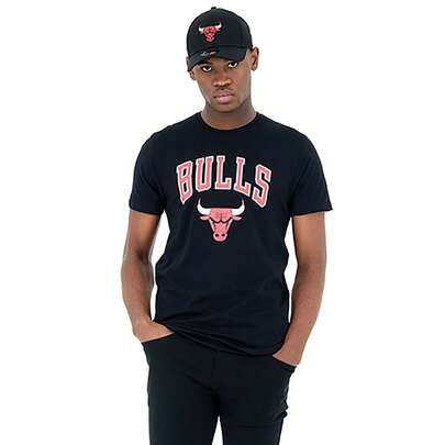 New Era Chicago Bulls Men's T-Shirts Black