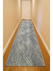 Modern Patterned Area Rug – Multiple Colors, Soft, Washable & Non-Slip Carpet For Home (Made In Turkey) - Dark Grey - View 5