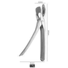 Clemă anti-opărire din oțel inoxidabil, clemă pentru bol de bucătărie, clemă pentru legume gătite la abur, ustensilă de bucătărie rezistentă la căldură pentru manipularea farfuriilor, clemă antiderapantă pentru cuptor la temperatură înaltă, clemă pentru bol de aragaz cu inducție, clemă pentru oală de gătit din bucătărie, ușoară și ușor de utilizat