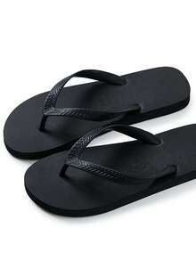 Flip-Flops Male Wearing Retro Beach Sandals Thai Style Personality Student Anti-Slip Wear-Resistant Rubber Slippers Male