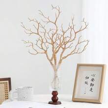 1/3 Rami di corallo simulati per Ognissanti, per creare un'atmosfera festiva, decorazione interna adatta per fotografia, ornamenti per soggiorno, sala da pranzo, ingresso, camera da letto, decorazione per feste e altre scene - Multicolore - Visualizzare 10
