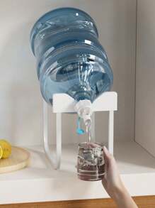 Integrated Metal Water Dispenser Holder With Faucet Holder, Simple Water Dispenser, Water Pump, Detachable Drinking Water Bottle Holder, Suitable For Living Room, Kitchen And Bathroom Supplies, Random Color