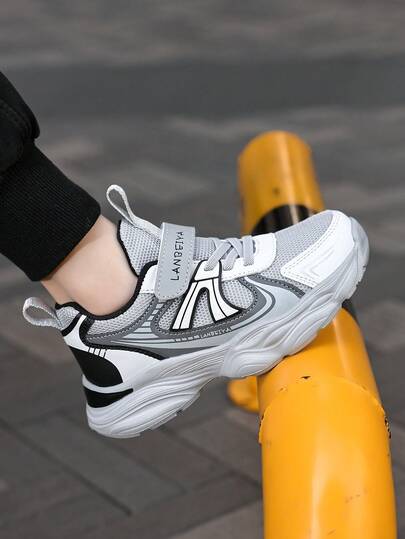 Children's Shoes, Kids Sports Shoes, Boys' Breathable Mesh Shoes, Comfortable Lightweight Children Outdoor Casual Running Shoes