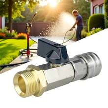 Adaptador de válvula de manguera de pistola de agua de lavadora de alta presión, interruptor de válvula de pistola de agua de lavadora de alta presión