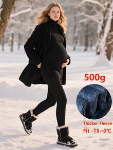 1条装，500克/320克/220克加厚保暖孕妇连裤袜，高弹力加大码保暖孕妇裤袜，柔软舒适基础款孕妇袜，可调节腰带，适合孕期各个阶段，三种厚度可选，应对不同温度，非常适合圣诞节和万圣节孕妇装扮。