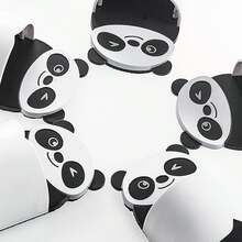 1pc Black & White Panda Magnetic Whiteboard Eraser Pen Holder, With Magnetic Whiteboard Pen Cup, Teaching & Home Chalk Organizer Box, Easy To Erase And Clean Chalkboard Eraser Holder