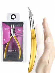 1pc Professional Stainless Steel Nail Clipper & Cuticle Trimmer - Precision Ingrown Toenail Scissors, Odorless Foot Care Tool, Callus Nipper - Silver - View 8