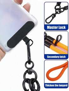 120厘米男女通用高端单肩手机挂绳，适合女性徒步旅行，送给母亲、家人、朋友、生日、节日的礼物手机挂饰，手机链 - 查看 2