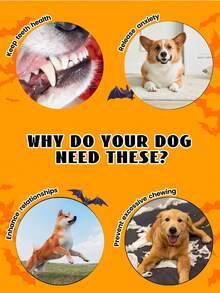 3/4/7 Piece Halloween, Halloween Toys, Dog Rope Chew Toy Set, Rope Chew Toys, Puppy Interactive, Puppy Teething, Cleaning, Puppy Training Teeth, Machine Washable, Ultra Durable, Great For Agility Training, Pulling - Multicolor - View 6