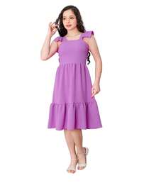 Short Plain Tank Top Dress - Lila Púrpura - Ver 4