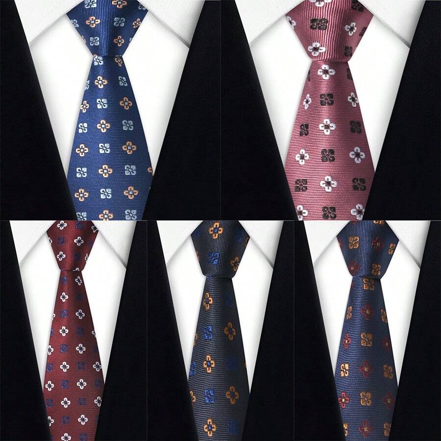 1pc Paisley Pattern Casual Necktie, Polyester Fiber, Suitable For Work, Street, All Seasons, Hot Selling Promotion
