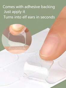 6/18/30/60/120pcs Ear Lifting Tapes, Strong Support Transparent Painless Silicone Beauty Ear Tapes, Say Goodbye To Flat Ears, Create V-Shaped Face, Natural Ear Contour - Multicolor - View 6