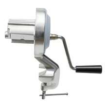 Macchina per la pasta professionale a manovella, 6 in 1 per tagliatelle/gnocchi/cavatelli, corpo in acciaio inox con regolatore di larghezza della pasta, facile da pulire e lavabile in lavastoviglie, per uso domestico e nella ristorazione