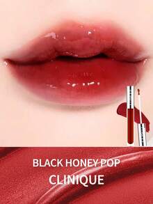 Clinique Pop Plush 奶油唇彩，保湿滋润，超亮亮泽，Black Honey Pop，0.11 盎司/3.4 毫升 - 黑蜂蜜汽水 - 查看 2