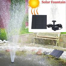 11/15.5cm Solar - Charged Water Fountain Pumps With Panels: 8 - Nozzle Outdoor Watering Equipment Garden Decoration Sets