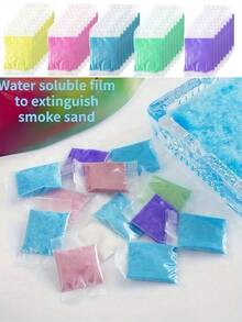 50/10 件烟灰缸沙、水晶沙除臭凝胶、一次性灭火器、烟灰缸沙、吸烟配件、家居饰品、家庭和办公室清洁产品、除灰解决方案、紧凑设计、易于使用、烟灰缸灭火沙、即时除臭剂和空气净化器 - 彩色 - 查看 3